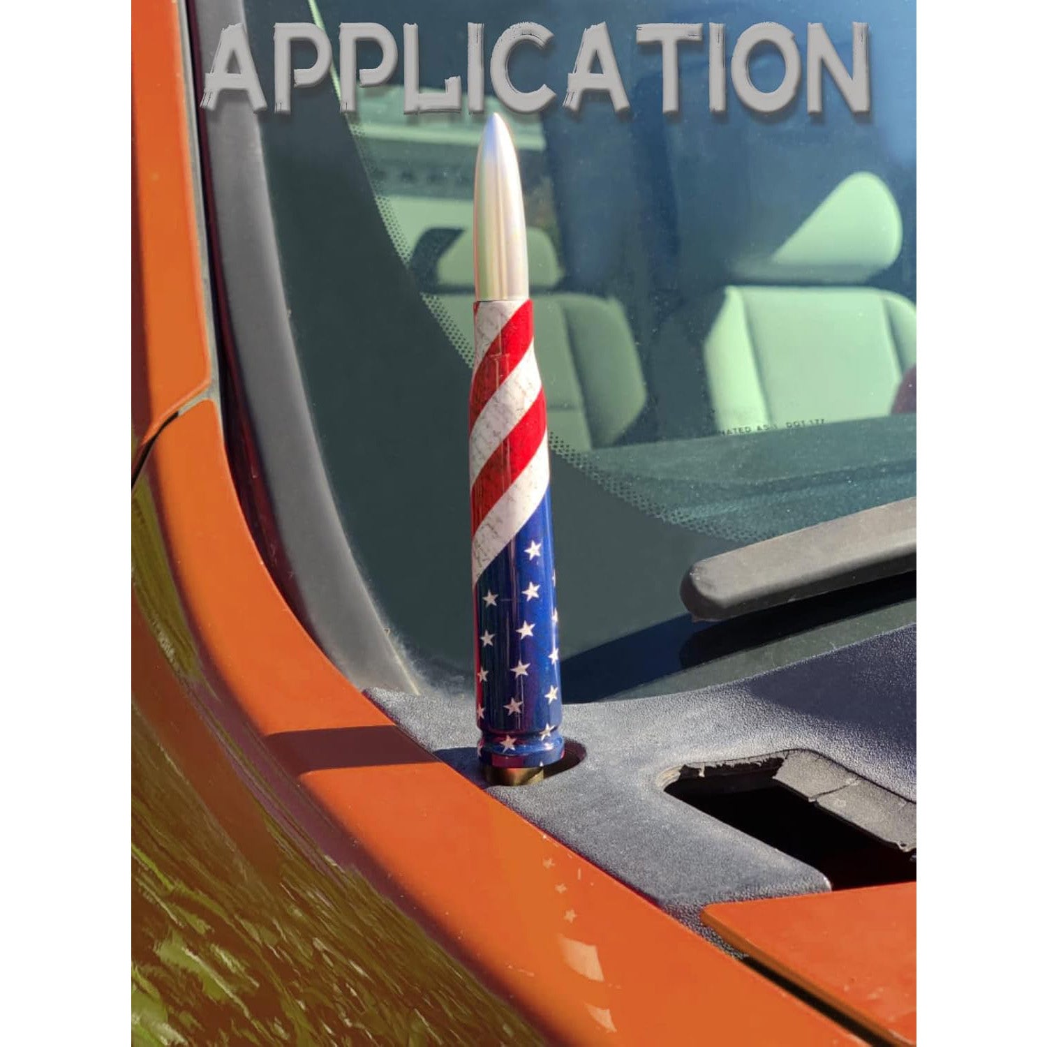 🚨 Bullet Antenna for Dodge Ram & Ford F-Series | Anti-Theft Lock⚡【Truck Pro】🇺🇸Flag Design Radio Antenna F150/F250/F350/Raptor/Bronco (1990-Current) - 360° Signal Booster 🚨 Bullet Antenna for Dodge Ram & Ford F-Series | Anti-Theft Lock⚡【Truck Pro】🇺🇸Flag Design Radio Antenna F150/F250/F350/Raptor/Bronco (1990-Current) - 360° Signal Booster